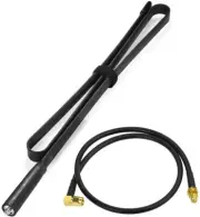 Bingfu Dual Band VHF UHF 136-520MHz Foldable CS Antenna SMA 3ft Cable for UV-5R