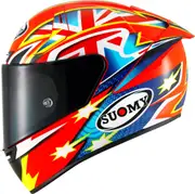 Suomy SR-GP Fullspeed, full face helmet , color: Red/Yellow/Blue/Black/White , size: S