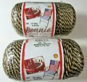 Lot: 2 Rolls of Bonnie Braid Braided Macrame Brownie Craft Cord 6mm x 200yds