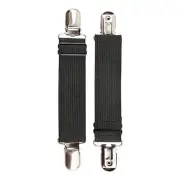 Motorcycle Biker Pant Leg Clamps Straps Clips Holder Rider Stirrups Adjustable