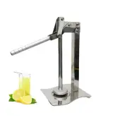 Lemon Juicer Stainless Steel Press Handled Manual Juicer Lemon Lime Squeezer ...
