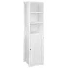 Artiss Bathroom Storage Cabinet Tallboy Furniture Cupboard Laundry White NEW