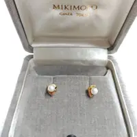 在飛比找蝦皮購物優惠-Mikimoto 耳環 珍珠 18k 銀座 mercari 