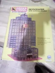 Vintage Kenner Girder & Panel Action Building Set Skyscraper- Incomplete