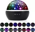 Starry Night Light Projector, LED Lamp Star Moon Projector Rotating Night Light