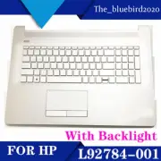 For HP 17-BY 17Z-CA C shell with keyboard backlight silver L92784-001 L92785-001