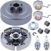 3/8 6T Clutch Drum Sprocket Washer E-CLIP Kit Compatible With Stihl Chainsaw MS170 MS180 MS210 MS230 MS250 017 018 021 023 025 1123 640 2003