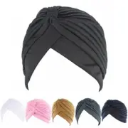 Fashion Men Women Stretchable Soft Indian Style Turban Hat Head Wrap Band/