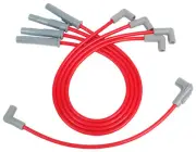 MSD 31259 (Kit) Spark Plug Wire Set Super Conductor Red for Ford 4-Cylinder