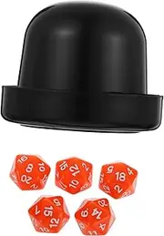 Toyvian 1 Set Sided Dice with Holder Creative Dice Game Plaything for Parties Board Games Fun for Joyful Gatherings