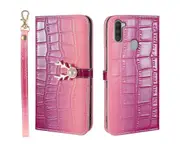 For Samsung Galaxy A11 Cover Wallet - Purple