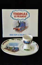 THOMAS EGG CUP & SOLDIER SET