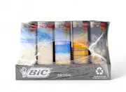 50x BIC Maxi Beach Ocean Lighters Various Colour Box J26