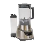 KENMORE 64-oz Blender 1.3-HP w/20-oz Single-Serving Cup Grey Stainless Steel