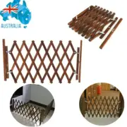 Pet Fence Retractable Expandable Pet Gate Wooden Dogs-Fence Safety Guard Barrier