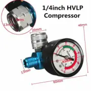 Car Digital Spray Paint Gun Regulator Air Pressure Gauge 1/4inch HVLP Compressor