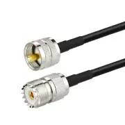 UHF PL259 Male to SO239 Female 3M For Two Way Radio Amateur Radio VHF Radio