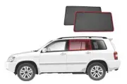 Genuine SNAPSHADES Car Rear Window Shades for Toyota Kluger/Highlander 1st Ge...