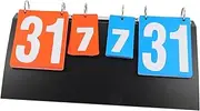 Parliky Practical Score Flipper Durable Sports Scorekeeper for Table Tennis Badminton Volleyball More Easy to Use Display for Efficient