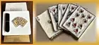 "Vtg New" Estee Lauder Lucky Hand Poker Cards Beautiful Solid Perfume Compact