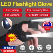 Finger Glove with LED Light Flashlight Gloves Outdoor Gear Rescue Night FishinSK