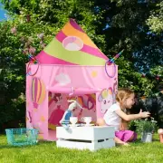Princess Girls Tent for Kids with Ring Toss Game, Unicorn Play Tent for Girls In