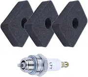 3Pcs A F with Spark Plug Fit For GX120 GX160 GX200 WA20 WB20 WB30 Water Pump Replace 17211-ZE1-000