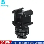 3 Cold Shoe Camera Mount Adapter Extend NEW Port for Canon Nikon Pentax DSLR