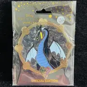Jumbo LE Maleficent Dragon Sleeping Beauty Iconic PALM Pink a la Mode Disney Pin