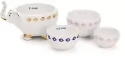 SOHO BOHO ELEPHANT SET OF 4 BOHEMIAN MEASURING CUPS NEW