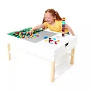 Kids Wooden Lego Construction Table with Storage - In Stock & Ready To Ship!