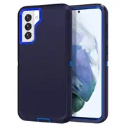 For Samsung Galaxy S21+ /S21 Plus Case, Drop Resistant Defender Tradies Heavy Duty Rugged Shockproof Cover (Navy Blue)