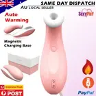 Auto Heat Suction Vibrator Clitoris Stimulator USB Sucker Oral Massager Sex Toy