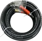 High Pressure Washer Rubber Hose 30M 3/8" 1 wire 3/8"F QC - 3/8"M QC-Live Swivel