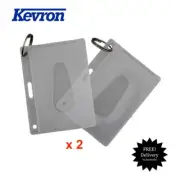 Pair of KEVRON Polypropylene ID / Fuel Card Holders ID18-FREE POSTAGE