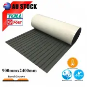 EVA Foam Boat Teak Decking Bevel Design Dark Grey Marine Flooring Non-slip Mat