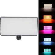 Gigicial RGB LED Video Light Portable Camera Lights with 0-360 Full Color 2500-9000K 4000mAh, 10W Video Lighting with Remote Control, Dimmable Photography Light for Filmmaking/Live Streaming
