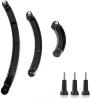 3-in-1 Curved Extension Arms 7.5/13.5/19.5cm for GoPro Hero Action Camera