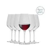 Bormioli Rocco Inalto Tre Sensi Large Wine Glasses Set - 550ml - Pack of 6