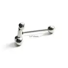 1Pc Sexy Men Genital Tongue Piercing Balls Suckme Tongue Rings Body Jewe ZP AUT