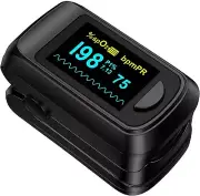 Oxímetro Pulso Dedo OLED Saturación Oxígeno Sangre Monitor Cardíaco SPO2