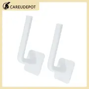 Baseball Hat Hooks Adhesive Hat Organizer Hanger Wall Cap Rack White Item of 2