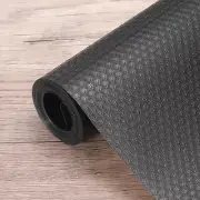 Shelf Liner 23.6" x 9.8ft EVA Non-Slip Drawer Mats Circular Mesh Texture Black