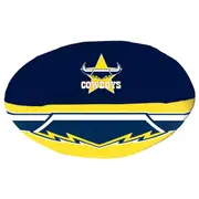 North QLD Queensland Cowboys NRL Plush Football Ball Soft Sublimated Team Jersey Print