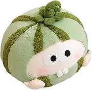Food Plush - Watermelon Plush Pillow,Eye-Catching Cute Funny Doll for Boy Decoration Men Girl Women Kid Home Sofa