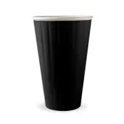 16oz Aqueous Double Wall BioCup Black 600 pcs