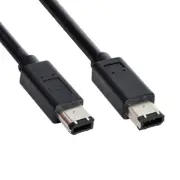 CY 1394A 6 PIN / 6PIN Firewire 400 to Firewire 400 6-6 Ilink Cable IEEE 1394 1.8
