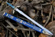 Custom Handmade Carbon Steel Blade Legends Of Zelda Master Swords W/Scabbard