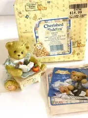 Enesco Cherished Teddies Linda ABC And 1-2-3 Your A Friend To Me! 1996