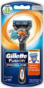 Gillette Fusion ProGlide Flexball Razor handle Pro Glide Flex ball +1 cartridge